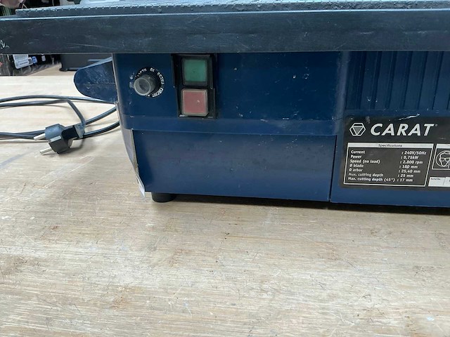 Carat microcoup 180 alu tegelzaagmachine - afbeelding 5 van  6