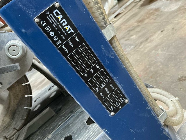 Carat x-coup steenzaagmachine - afbeelding 8 van  8