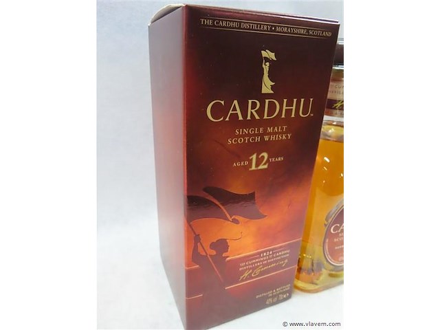 Cardhu single malt scotch whisky 12 years - afbeelding 2 van  5