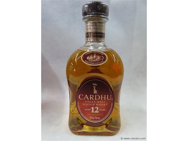 Cardhu single malt scotch whisky 12 years - afbeelding 3 van  5