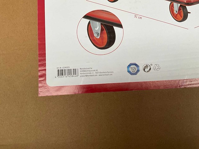 Cargo point opvouwbare plateauwagen - afbeelding 3 van  4