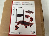 Cargopoint plateauwagen 73x47 cm, 150 kg