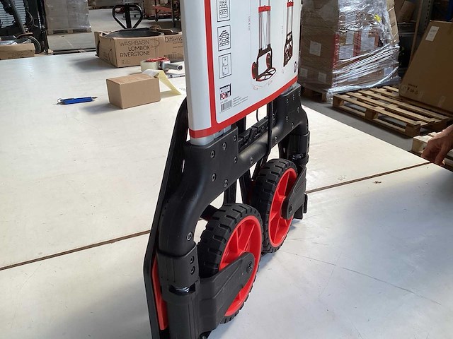 Cargopoint steekwagen opvouwbaar en inklapbaar 125 kg - afbeelding 5 van  6