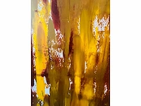Carl gorissen - abstract - acryl op doek - groot werk - afbeelding 10 van  11
