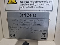 Carl zeis primo star microscoop - afbeelding 5 van  7