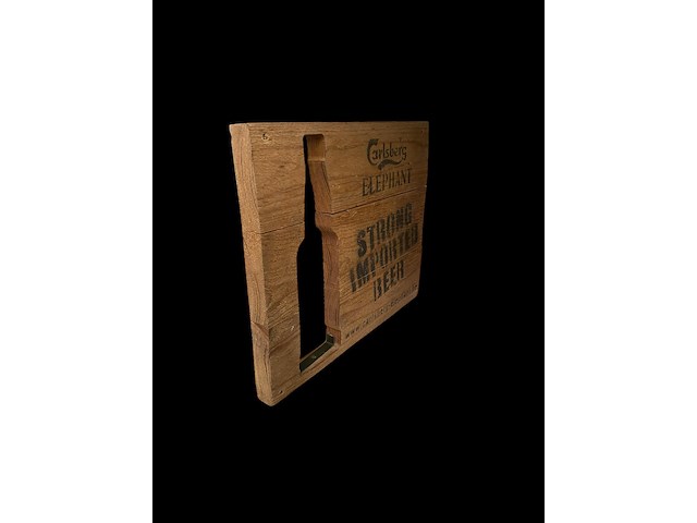 Carlsberg - houten reclamebord - 30 x 25 cm - afbeelding 2 van  2