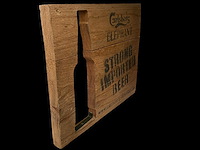 Carlsberg - houten reclamebord - 30 x 25 cm - afbeelding 2 van  2