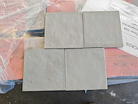 Carmen contemporary mineral grey mat wandtegel 15x15 cm 25,74 m²