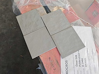 Carmen contemporary mineral grey mat wandtegel 15x15 cm 25,74 m² - afbeelding 4 van  7