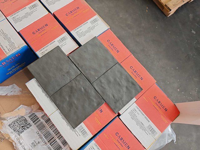 Carmen contemporary obsidian mat wandtegel 15x15 cm 44,55 m² - afbeelding 4 van  7