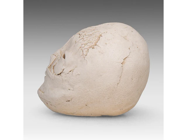 Carmen dionyse (1921-2013), ceramic head 9 cm. (3.54 in.) - afbeelding 3 van  7