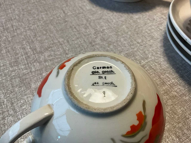 Carmen germany vintage theeservies anno 1930 - afbeelding 4 van  13