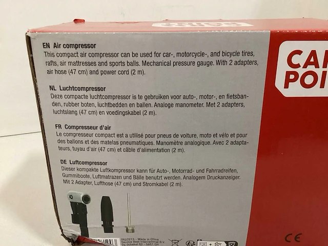 Carpoint compressor 12 volt - afbeelding 5 van  5