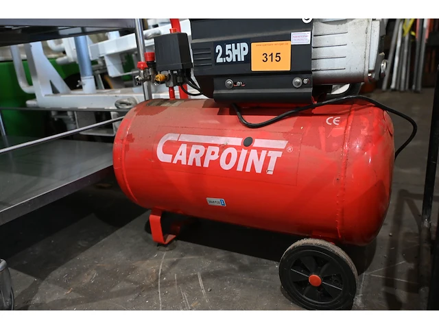 Carpoint compressor op wielen - afbeelding 1 van  3