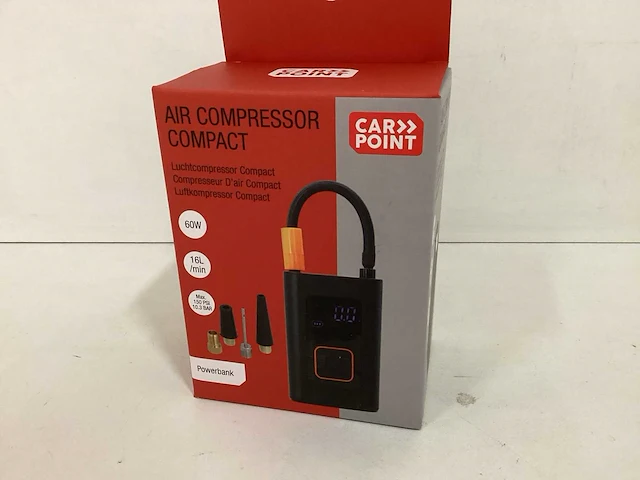 Carpoint compressor oplaadbaar - afbeelding 1 van  5