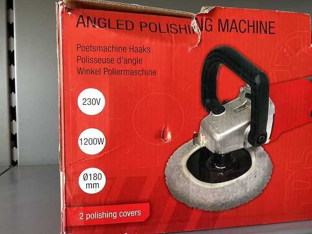 Carpoint haakse polijstmachine 1200w - afbeelding 3 van  4