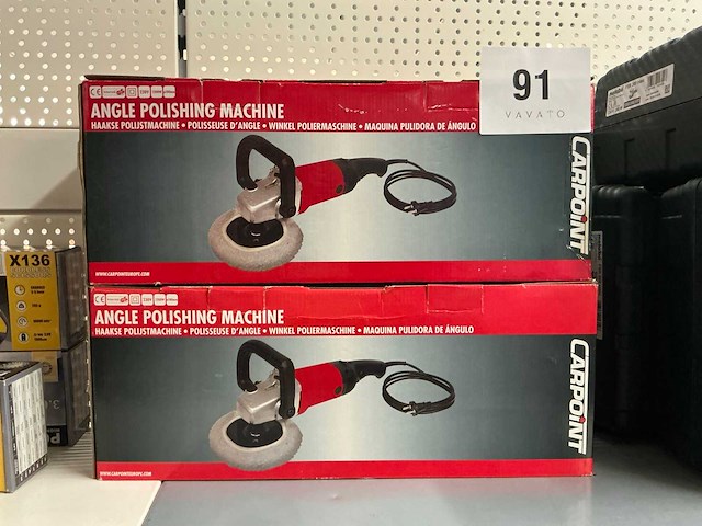 Carpoint haakse polijstmachine (2x) - afbeelding 1 van  2