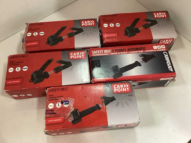 Carpoint mix kavel veiligheidsgordels (5x) - afbeelding 1 van  4