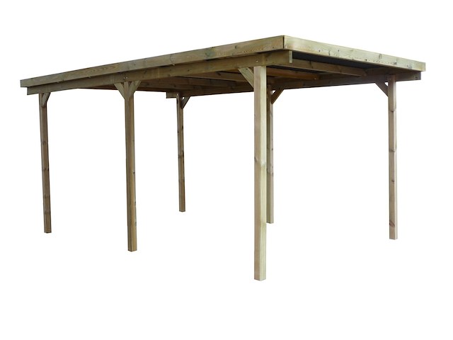 Carport 1000x300x270 cm, vrijstaand - afbeelding 1 van  3