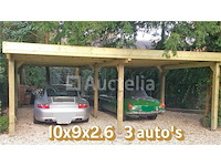 Carport 3 autos 10x9x2,6