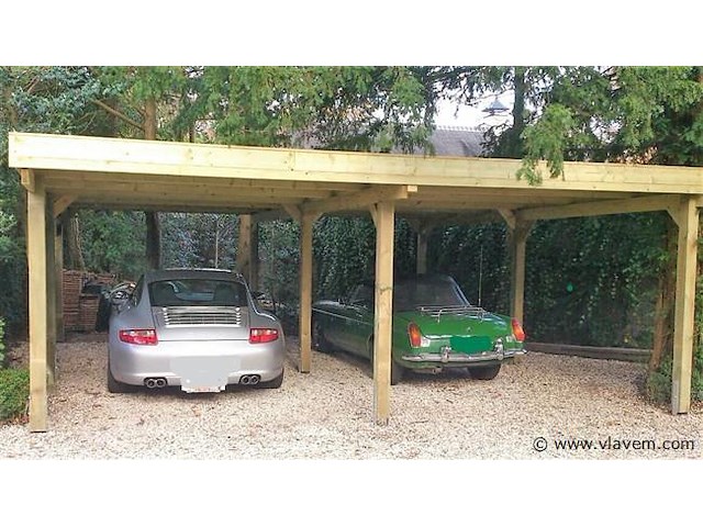 Carport 3 autos 5x9x2,6 - afbeelding 1 van  1