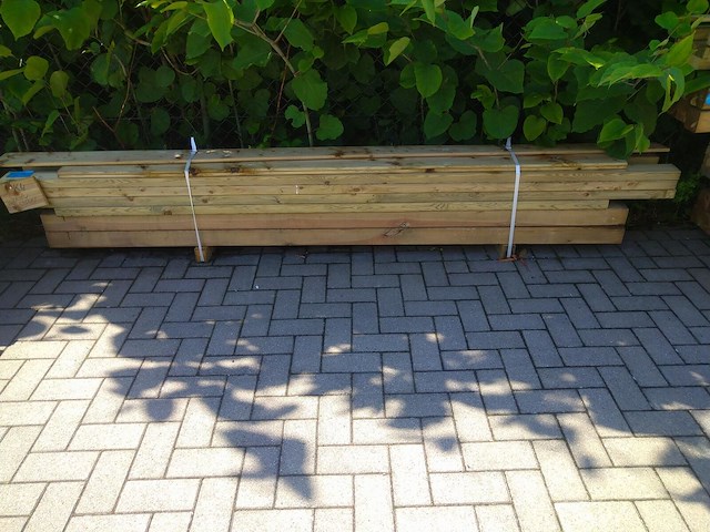 Carport 750x300x270 cm, wand - afbeelding 2 van  3