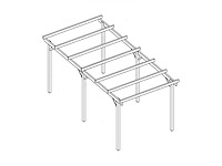 Carport voor zonnepanelen 308x1015x2,9 - carport - afbeelding 2 van  2