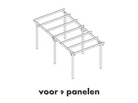 Carport voor zonnepanelen 308x516x2,9 - carport - afbeelding 2 van  2