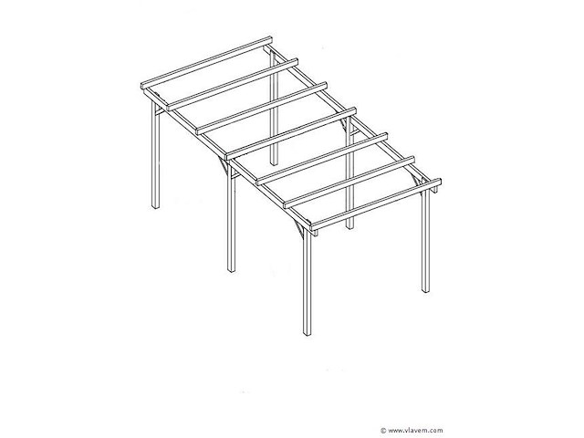 Carport voor zonnepanelen - afbeelding 1 van  3
