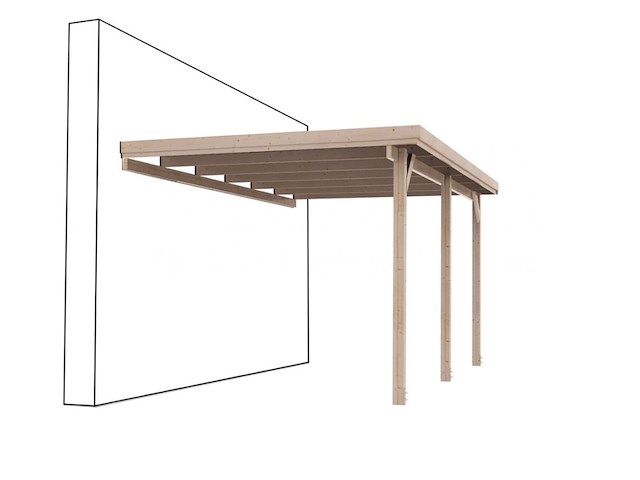 Carport wand - afbeelding 3 van  3