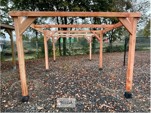 Carport/overkapping-hoog, afm b310xd900xh210/190 cm - afbeelding 2 van  5