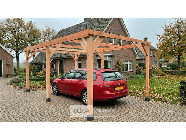 Carport/overkapping-hoog, afm b310xd900xh285 cm - afbeelding 1 van  5