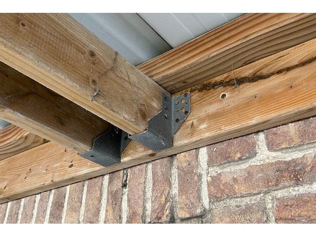 Carport/overkapping in hout - afbeelding 11 van  14