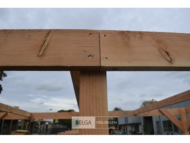 Carport/overkapping met berging, afm b310xd720xh235/225 cm - afbeelding 13 van  13