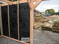 Carport/overkapping met berging, afm b310xd720xh235/225 cm - afbeelding 4 van  13