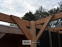Carport/overkapping met berging, afm b410xd720xh235/225 cm - afbeelding 3 van  13