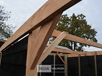 Carport/overkapping met berging, afm b410xd720xh235/225 cm - afbeelding 2 van  13