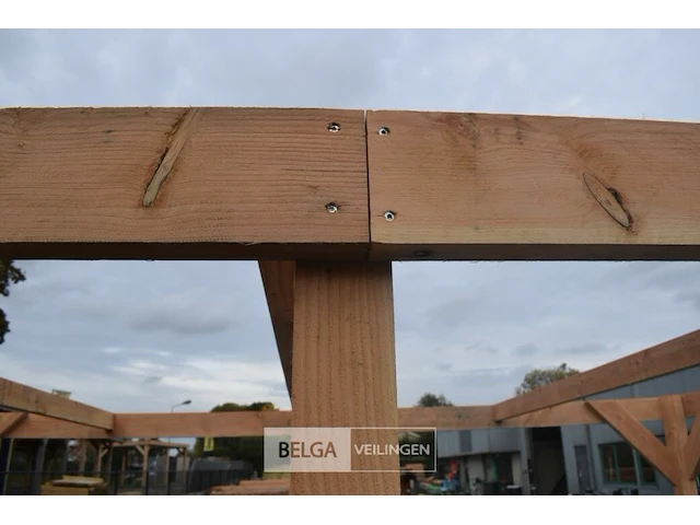 Carport/overkapping met berging, afm b410xd720xh235/225 cm - afbeelding 13 van  13