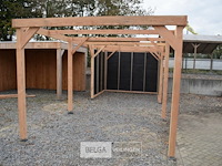 Carport/overkapping met berging, afm b510xd720xh235/225 cm - afbeelding 6 van  13