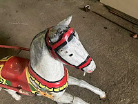 Carrouselpaard met kar - afbeelding 6 van  10