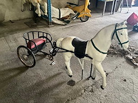 Carrouselpaard met kar - afbeelding 3 van  8