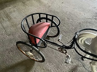 Carrouselpaard met kar - afbeelding 6 van  8