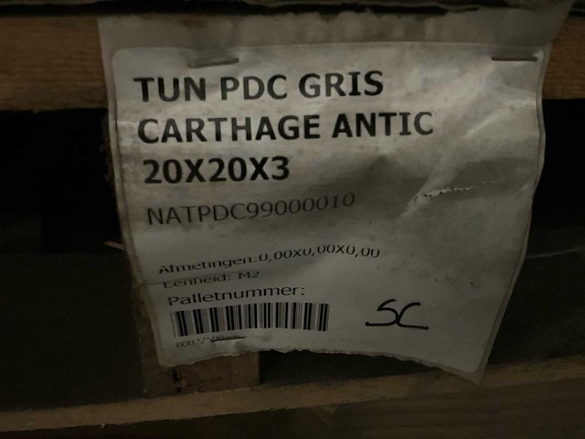 Carthage antic natuursteen tuintegel - afbeelding 4 van  4