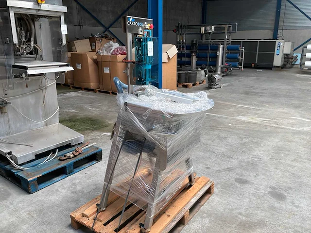 Cartobol ecofill easy start manuele rvs bag in box vulmachines - afbeelding 1 van  5