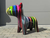 Cartoon dog h73cm black trash - afbeelding 2 van  3