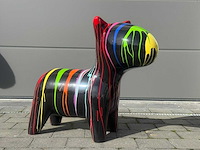 Cartoon dog zwart trash - afbeelding 1 van  2