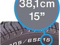 Cartrend wieldoppen (15 inch) - afbeelding 2 van  3