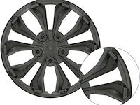 Cartrend wieldoppen (15 inch) - afbeelding 3 van  3