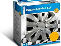 Cartrend wieldoppenset met chromen moeren, 16 inch - afbeelding 2 van  2