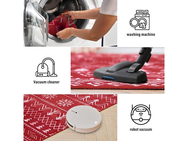 Carvapet kerstloper, 60 x 300 cm - afbeelding 2 van  5